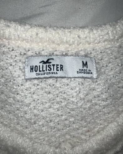 Hollister White Sweater