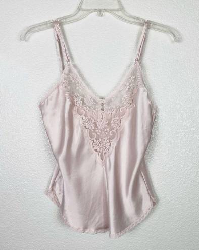 Maidenform Vintage  Light Pink Lace Slip Camisole