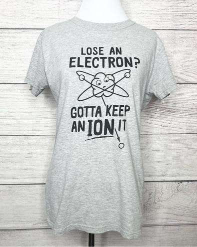 Tultex Funny Atomic Ion Electricity Science T-Shirt Women’s Size XL