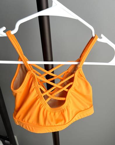 Second Skin Dancewear Orange Sports Bra