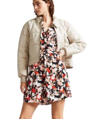 Ted Baker  Skiala Wrap Front Printed Mini Dress Size 8 NWT