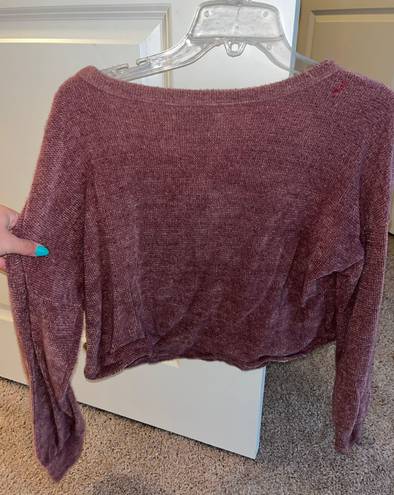 Hollister Cropped Sweater