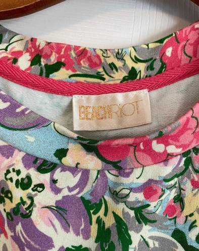 Beach Riot Pink Peony Sweatshirt