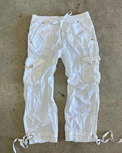 DKNY  White Cargo Pants