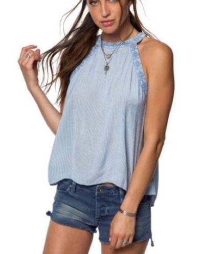 O'Neill O’Neill Lindsay Chambray Embroidered Tank Top - XS