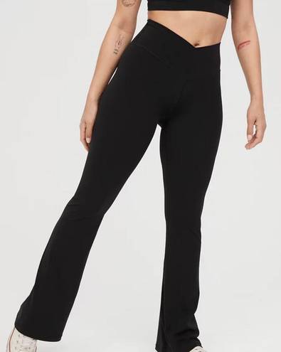 Aerie flare crossover leggings