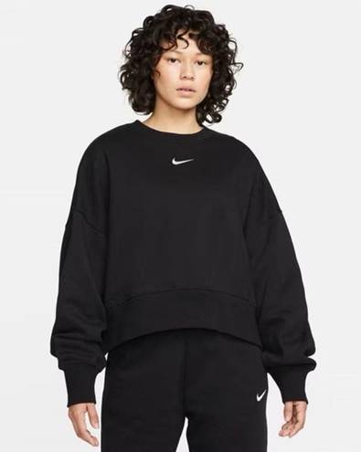 Nike  Black Phoenix Middle Swoosh Pullover XXL