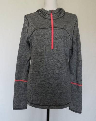 Z By Zella Gray Hooded Women’s Sport Exercise Pullover Zipper Athletic Top XL