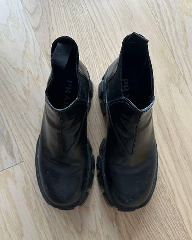 Lug Boots Black Size 6.5