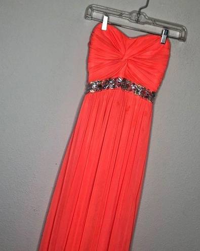 City Triangles  Strapless Prom Gown