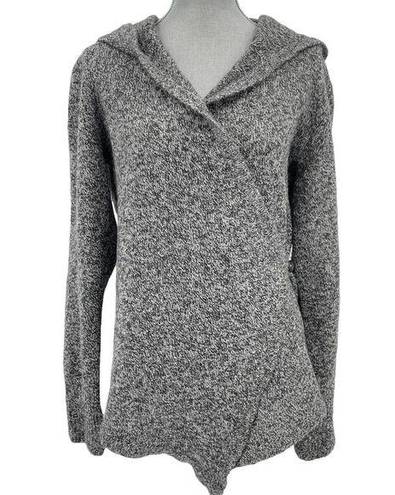 Betabrand  Front Wrap Cardigan Sweater Hooded Thumb Holes Size S/M Wool