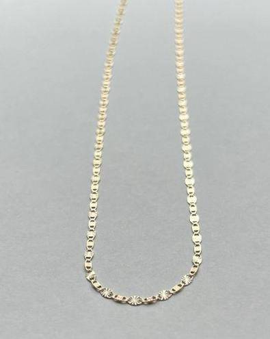 Tehrani Jewelry 14k REAL Gold Solid 2.5 mm Tri color Valentino Chain Necklace with Spring Clasp