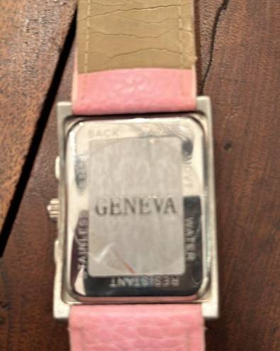 Geneva Barbie pink large quartz watch