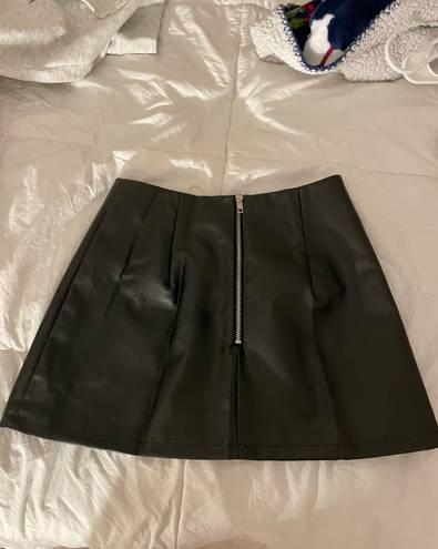 Peppermayo Leather mini skirt