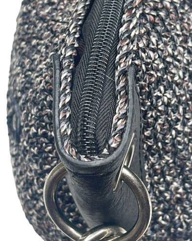 The Sak new  ᯾ Indio Small Crochet Tote Handbag Bag ᯾ Urban Static Charcoal Knit