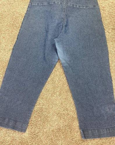 Xhilaration Jeans Capri Womens Size 11 Denim Womens Mom Pants Ankle Cropped Medium Wash