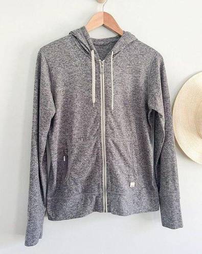 Vuori  | Halo Performance Full Zip Hoodie | Heather Gray | Sz S