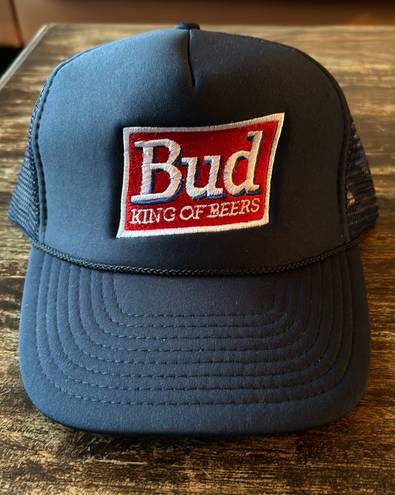 Bud King Of Beers Trucker Hat Blue