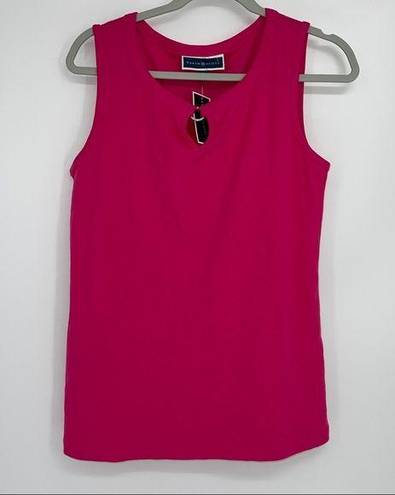 Karen Scott  PINK COTTON TANK TOP MEDIUM