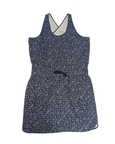 Patagonia  Fleetwith Dress Blue White All Over Print Sundress Tank Summer Gorp