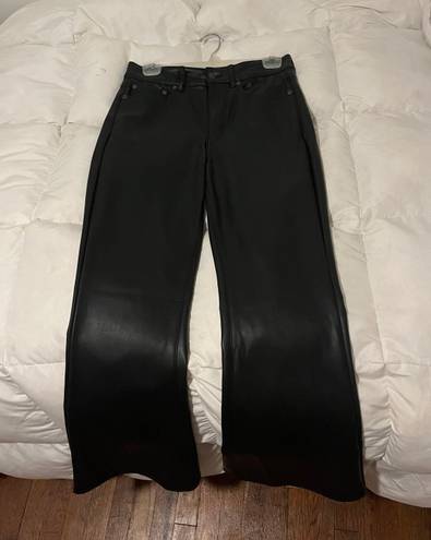 American Eagle Flare Leather Pants