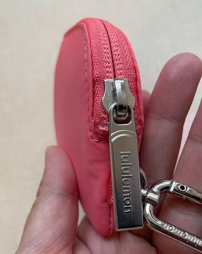 Lululemon Dual Pouch Wristlet - Pink Mist/Raspberry Cream/White