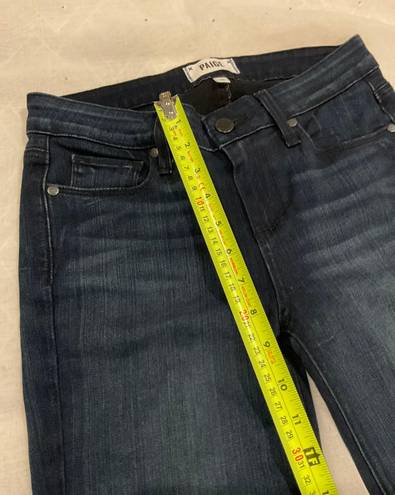 Paige Jeans Womens 26 Skyline Boot Dark Wash mid rise Blue wide leg