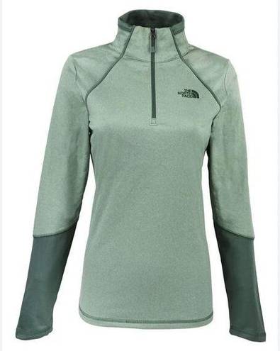 The North Face  green 100 Cinder quarter zip pullover sweater M