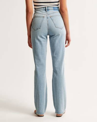 Abercrombie & Fitch  curve love 90s straight leg jeans 