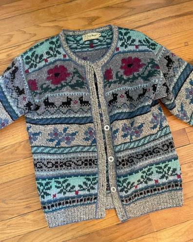 L.L.Bean  Vintage Cardigan 