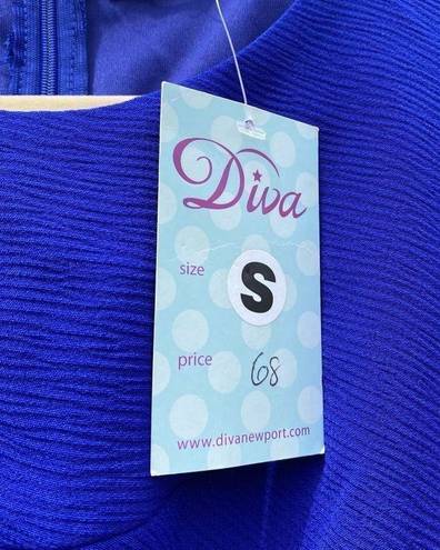 Sugar Lips Sugar + Lips Cobalt Blue Mini Dress NWT | S