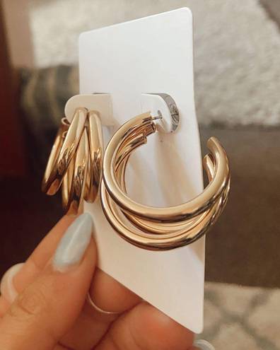 Gold Hoop Earrings