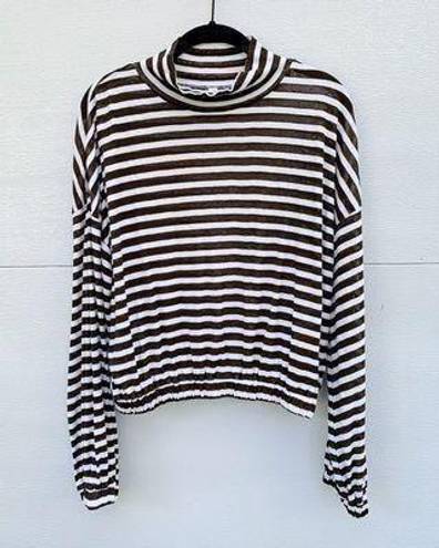 Wishlist Striped Turtleneck