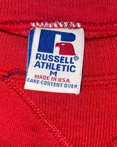 Russell Athletic Vintage 90s Red Russell Pullover