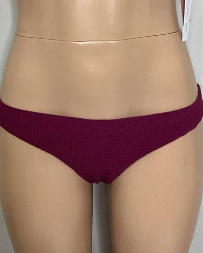 PilyQ New.  plum and rose metallic bandeau top. M-top/S-bottoms