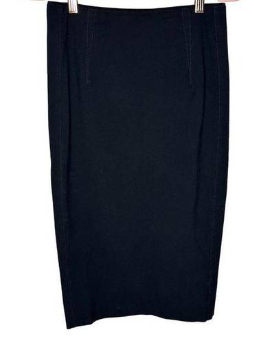 Rag and Bone Women's  New York Black Full‎ Zip Straight Pencil Skirt Size 4