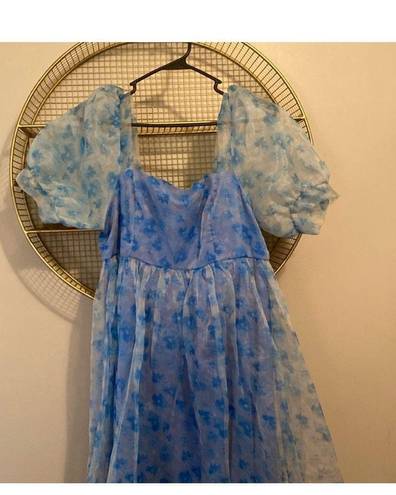 These Three Boutique Blue Organza dress