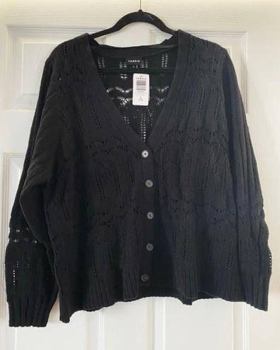 Torrid Black Knit Cardigan 