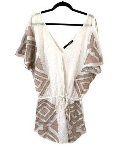 Vix Paula Hermanny  Cinched Waist Tunic Sz Small