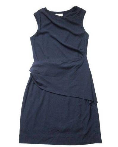 MM.LaFleur NWT  Alex 2.0 in Midnight Blue Crepe Sleeveless Sheath Dress 16 $345