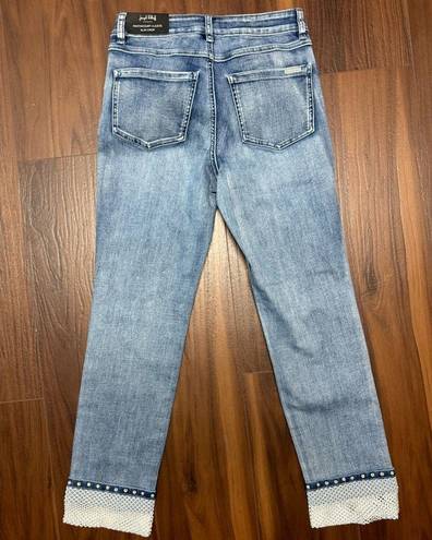 Joseph Ribkoff  241929 Mesh Cuff Jean New with Tags