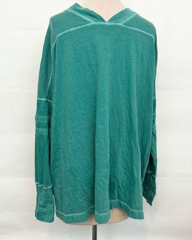 Free People movement all star layer top long sleeve t shirt green large