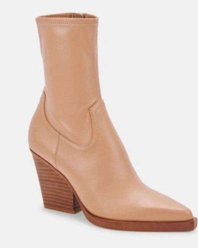 DV by Dolce Vit Dolce Vita Boyd Leather Booties in Tan Leather