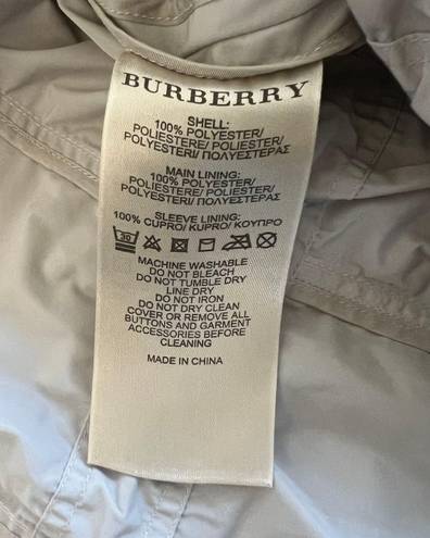 Burberry EUC  BRIT Beige Cinch Waist Lightweight Jacket