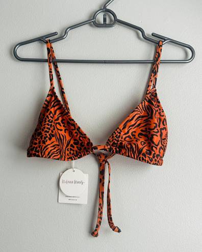 Kulanikinis ★ NWT Kulanis Kinis Bikini Top - Orange/Black ★