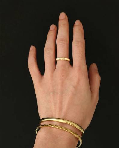 Thin Band Gold Ring , Gold Stacking Ring