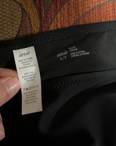 Aerie NWOT  black cheeky swim bottoms