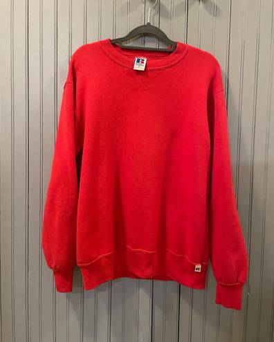 Russell Athletic Vintage 90s Red Russell Pullover