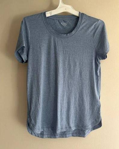 Athleta  Uptempo Tee Blue Short Sleeve Size M