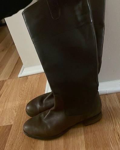 Ralph Lauren dark brown riding boots